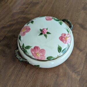 Franciscan Desert Rose earthenware Covered Vegetable Bowl